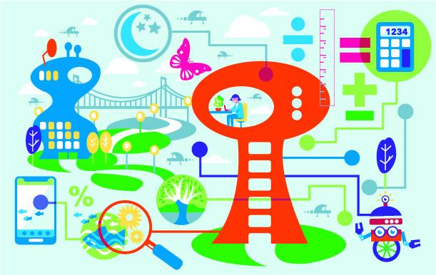 futuristic graphic